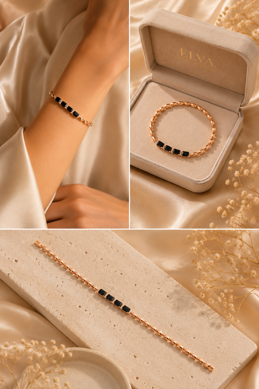 Elva‘s Black Grace Bracelet