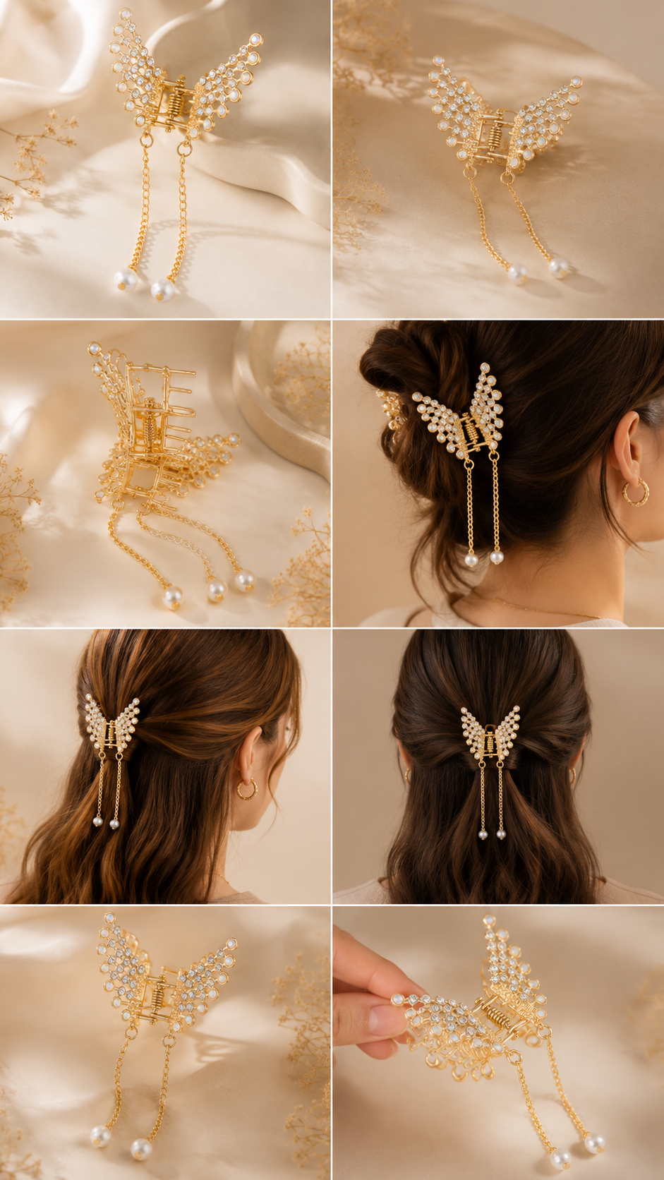 Elva's Butterfly Hair Claw