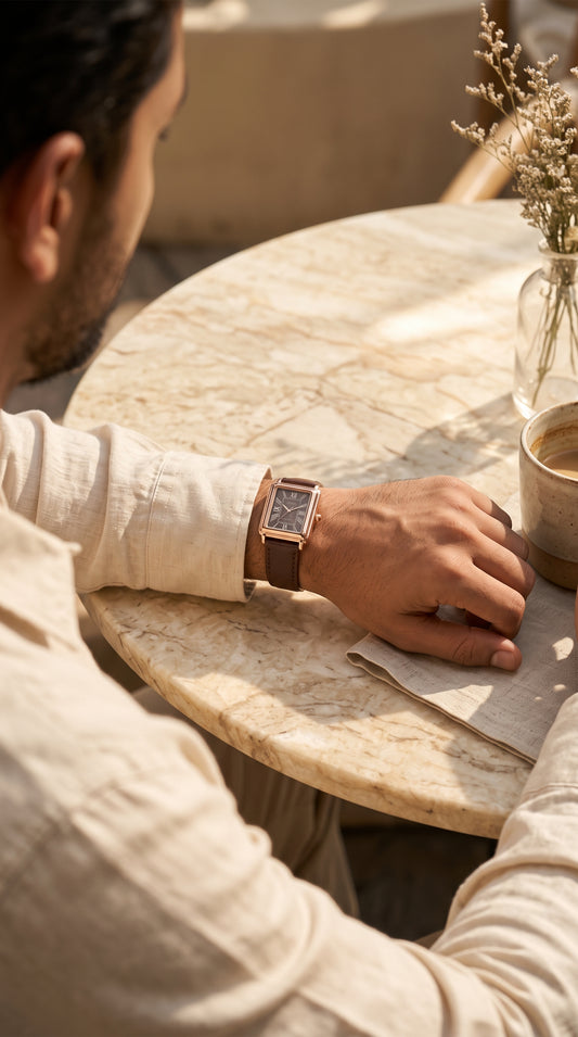 Elva‘s Heritage Rose Gold Watch