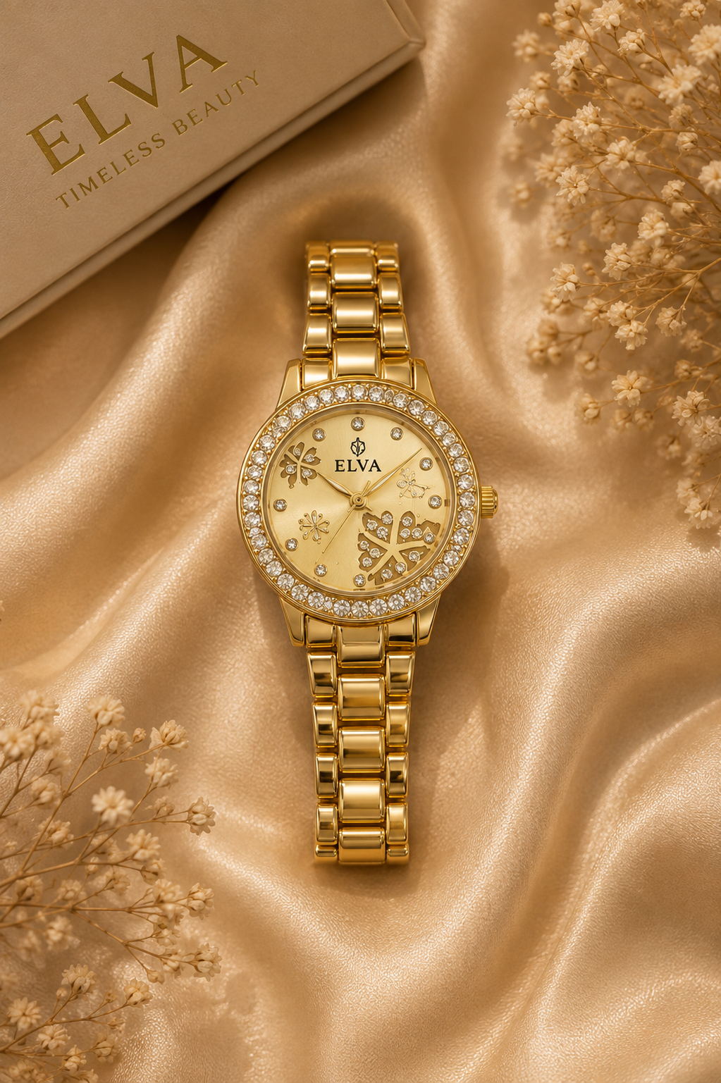 Elva's Golden Bloom Watch