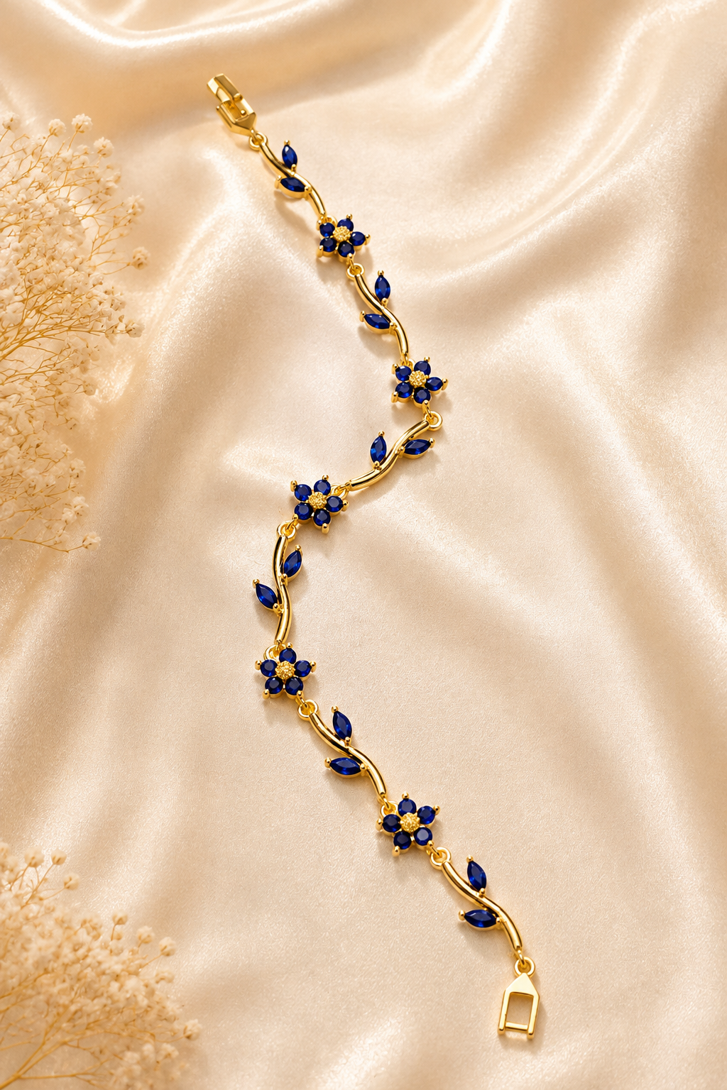 Elva's Sapphire Vine Bracelet