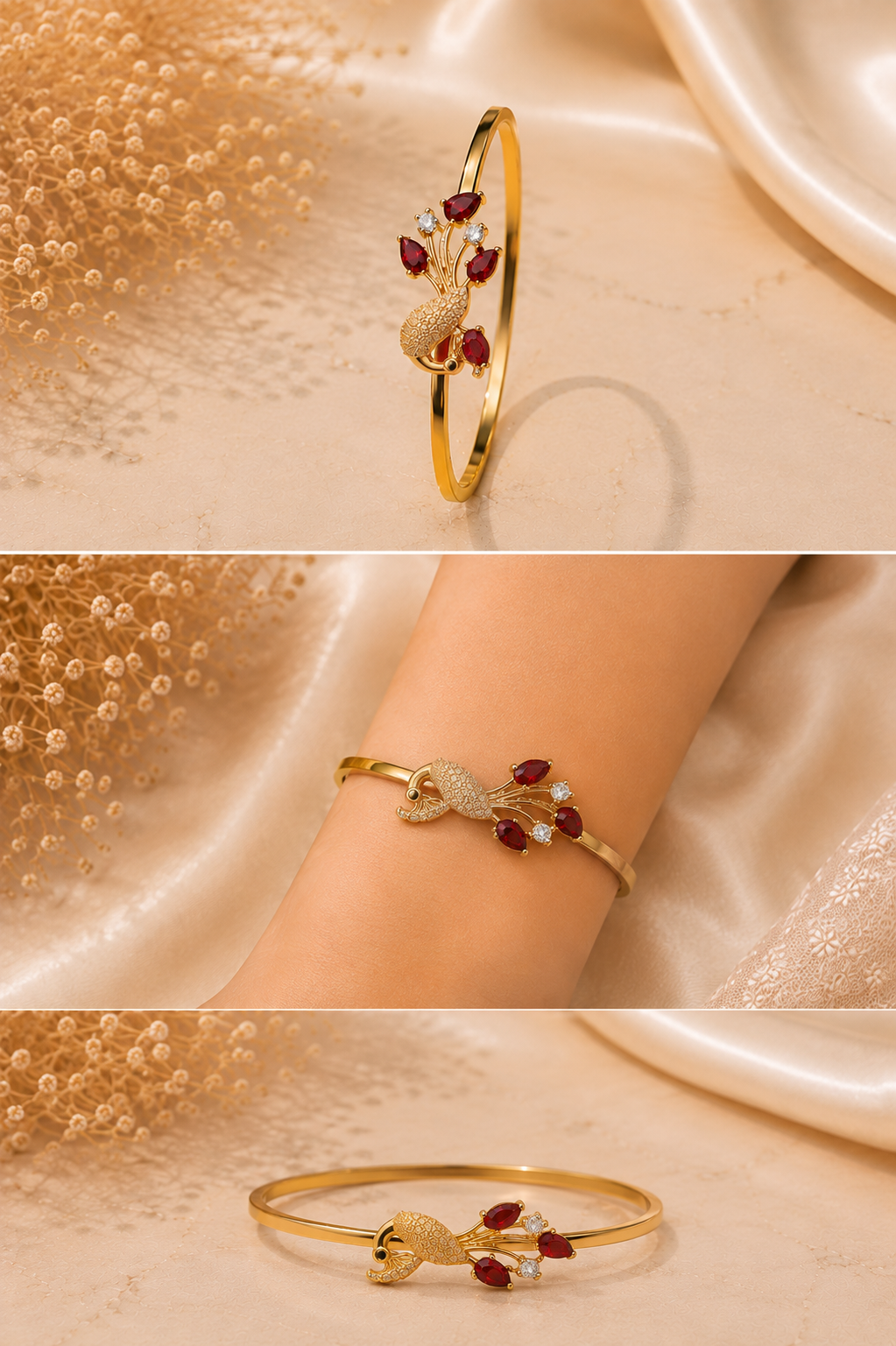 Elva's Royal Peacock Bracelet