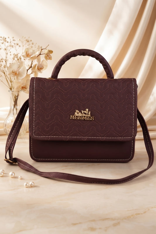 Elva's Royal Mocha Signature Bag